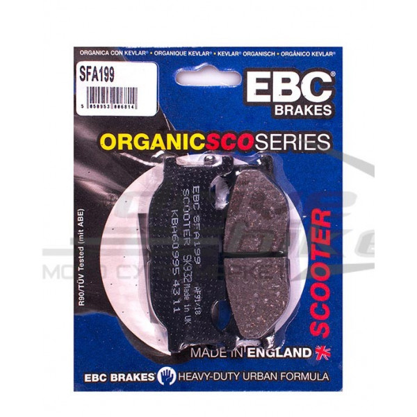 Тормозные колодки для скутера SFA199