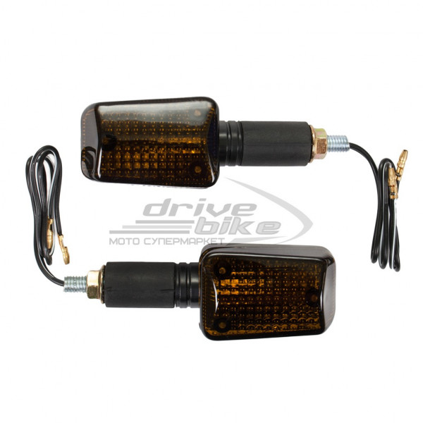 Поворотники (пара) длинная ножка EMGO FLEX LONG, цвет Оранжевый, цвет Черный