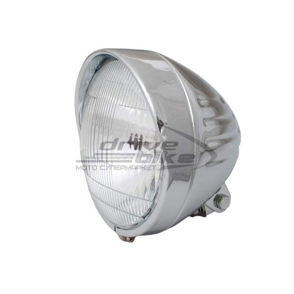 Фара EMGO 6,5'' H4 универсальная, цвет Хром