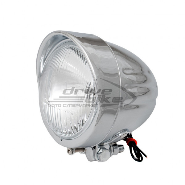 Дополнительная фара (для лайтбара) EMGO 4,5'' H3 универсальные, цвет Хром