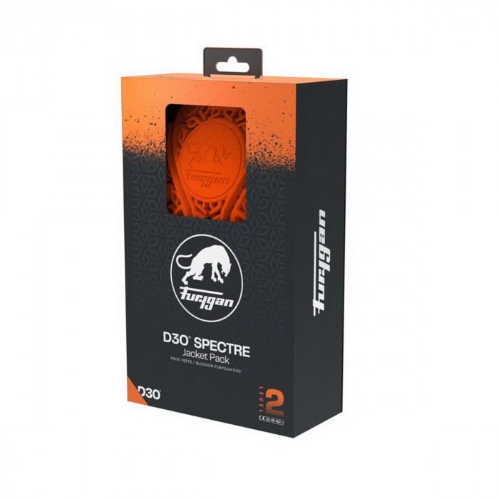 Защитные вставки локти+плечи Furygan SPECTRE D3O® L2, цвет Оранжевый