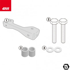 Комплект GIVI 1137KIT для установки PLX1137-TE1137 (Honda CB650F/CBR650F