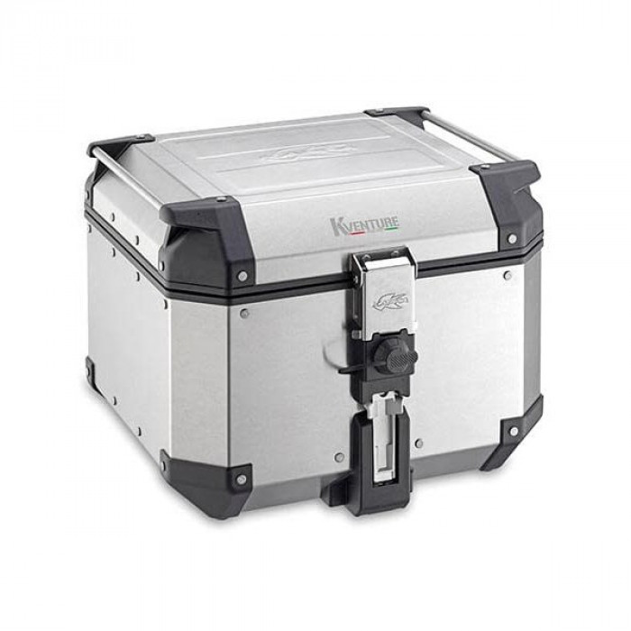 Кофр центральный KAPPA KVE42A Monokey K-VENTURE 42 л алюминиевый, цвет Серебристый