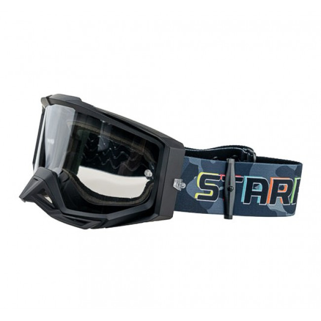 Кроссовые очки (маска) Модель №101, цвет Черный