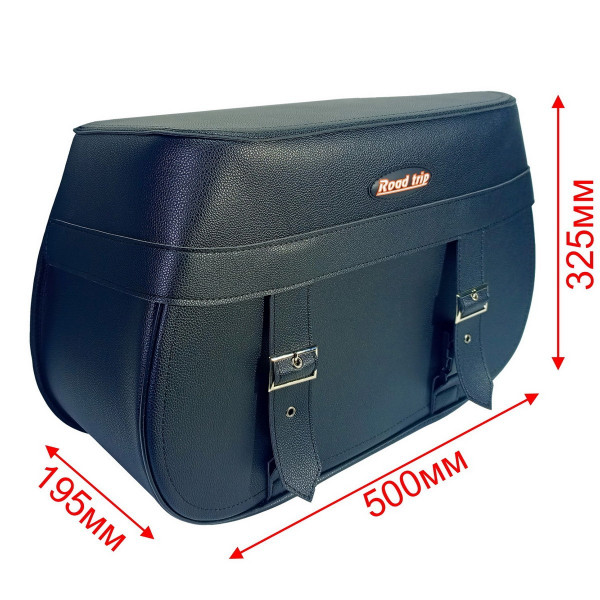 Кофры боковые кофры Roadtripmoto Ultra-B пластиковые, цвет Черный