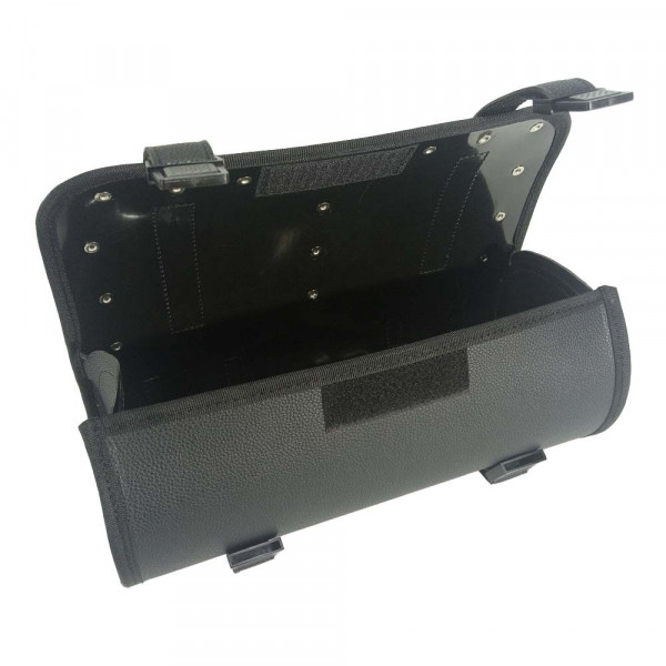 Кофры Батон на вилку руля Roadtripmoto Tool-MF пластиковые, цвет Черный