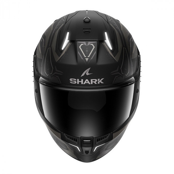 Мотошлем SHARK SKWAL i3 LINIK MAT, цвет Черный/Серый, Размер XL