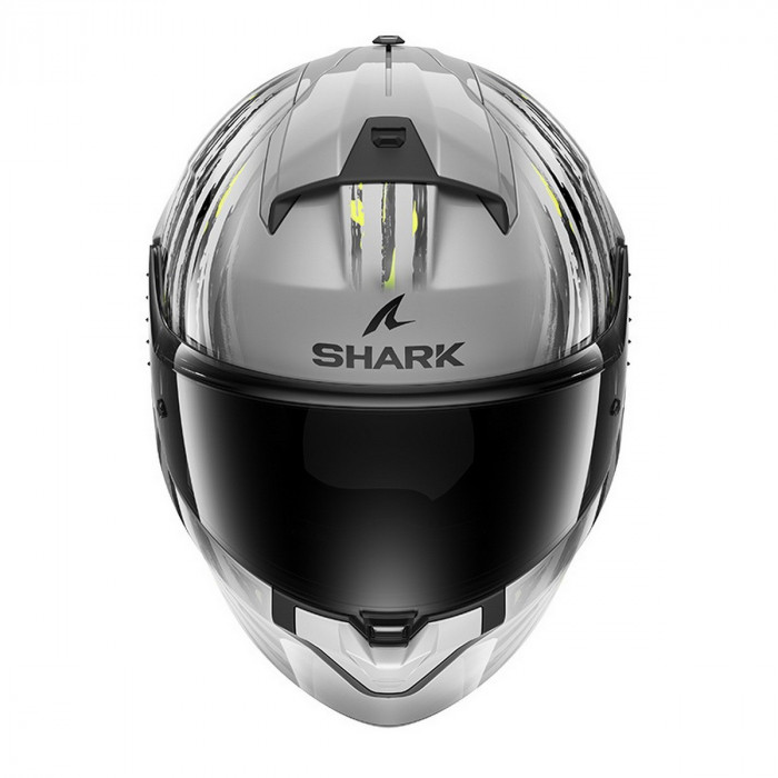 Мотошлем SHARK RIDILL 2 ASSYA, цвет Серый/Черный/Желтый, Размер 2XL