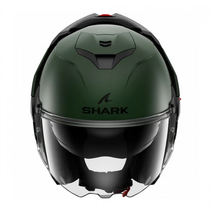 Мотошлем SHARK OXO BLANK Mat, цвет Зеленый Матовый, Размер L