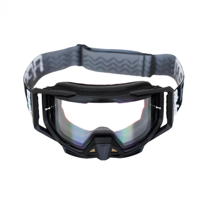 Кроссовые очки (маска) Starks 101 RPM Double Lens , цвет Черный с двойной линзой