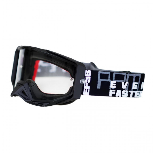 Кроссовые очки (маска) 101 RPM Double Lens , цвет Черный с двойной линзой