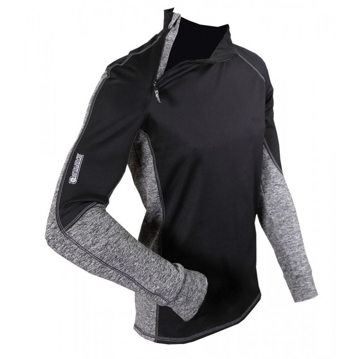 Блуза мужская Starks Warm Long shirt Extreme, цвет Черный/Серый, Размер S