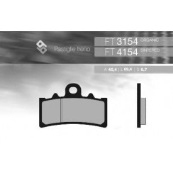 Тормозные колодки Brenta FT 3154 Organic