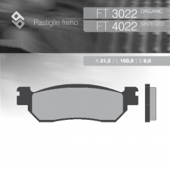Тормозные колодки Brenta FT 4022 Sintered