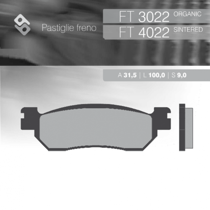 Тормозные колодки Brenta FT 4022 Sintered