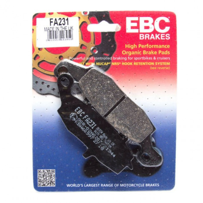 Тормозные колодки органические EBC FA231