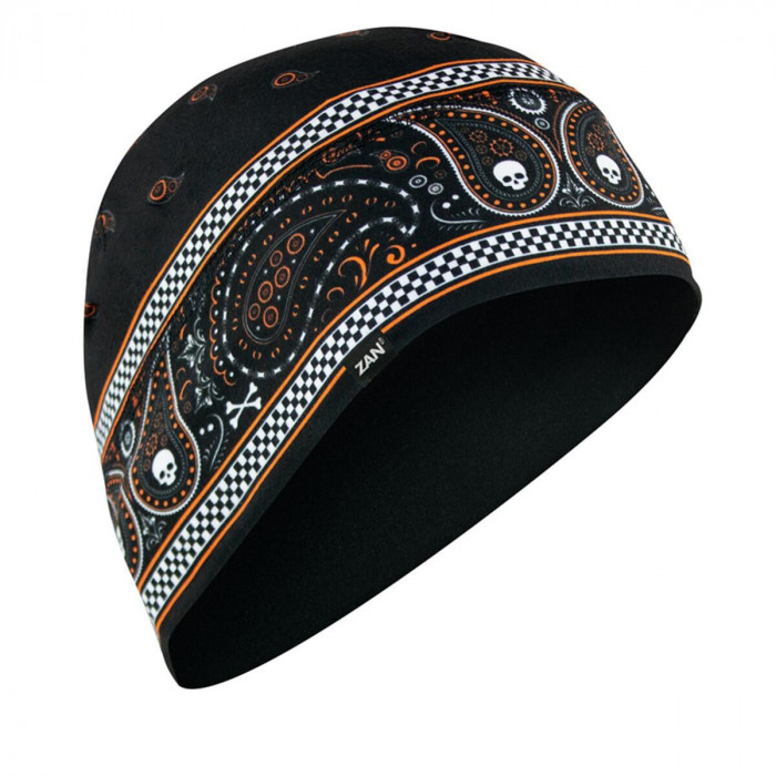 Бандана ZAN SportFlex Black & Orange Classic