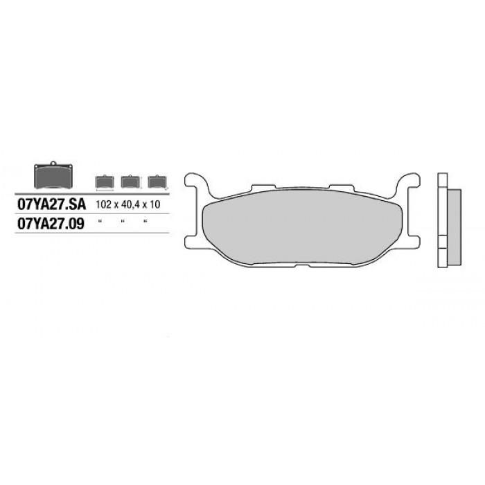 Тормозные колодки синтетические EBC FA679HH