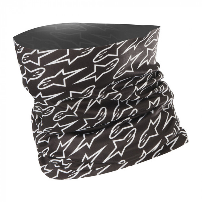 Бафф Alpinestars ASTARS NECK TUBE, черно-белый, размер 12