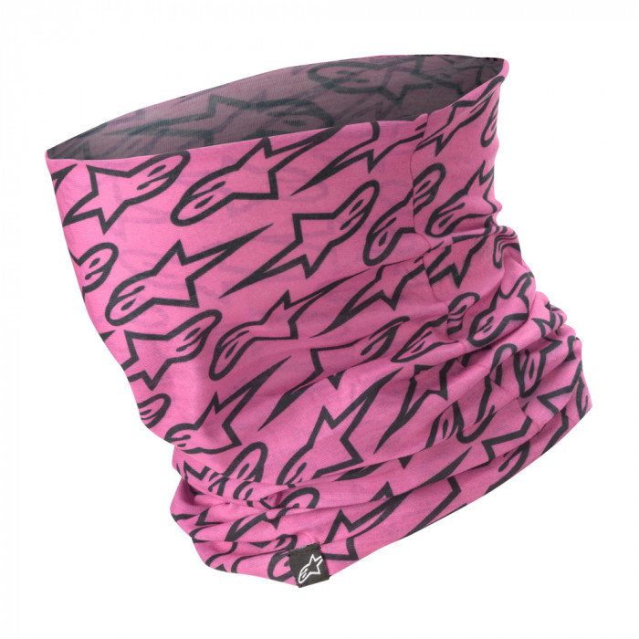Бафф Alpinestars ASTARS NECK TUBE, черный-фуксия