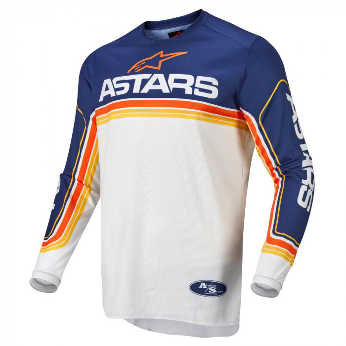 Джерси Alpinestars FLUID SPEED JERSEY, темно-серый-белый-оранжевый, размер M