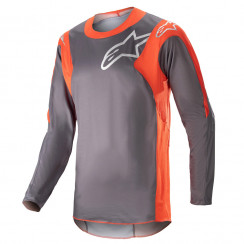 Джерси Alpinestars RACER HOEN JERSEY, серо-ярко оранжевый, размер L