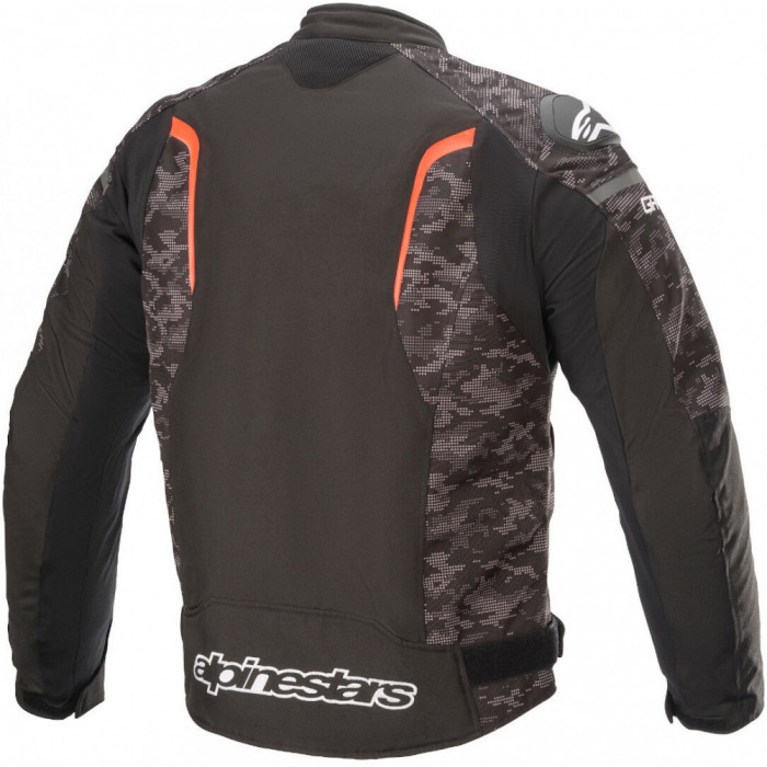 Мотокуртка Alpinestars T-GP PLUS R V3 JKT, черно-камуфляжно-красный, размер S