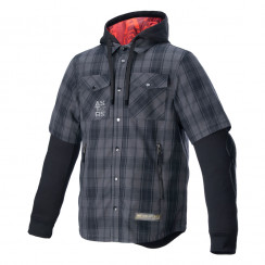 Моторубашка Alpinestars MO.ST.MQ Tartan, серо-черный, размер M