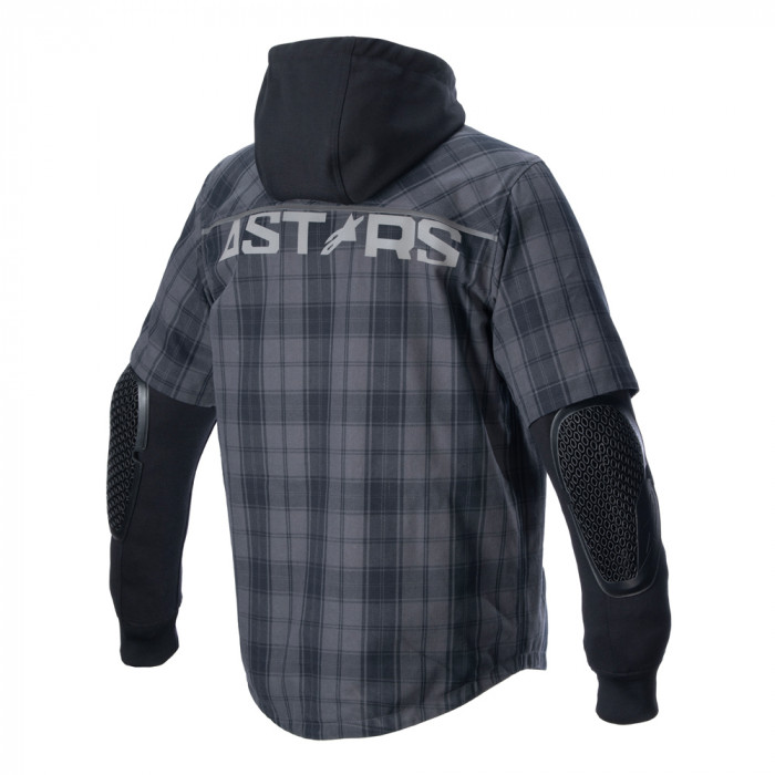 Моторубашка Alpinestars MO.ST.MQ Tartan, серо-черный, размер L