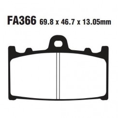 Тормозные колодки EBC FA366HH DOUBLE H Sintered
