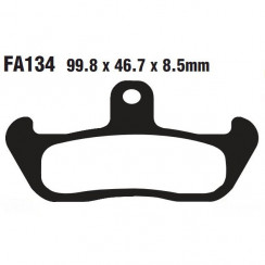 Тормозные колодки органические EBC FA134