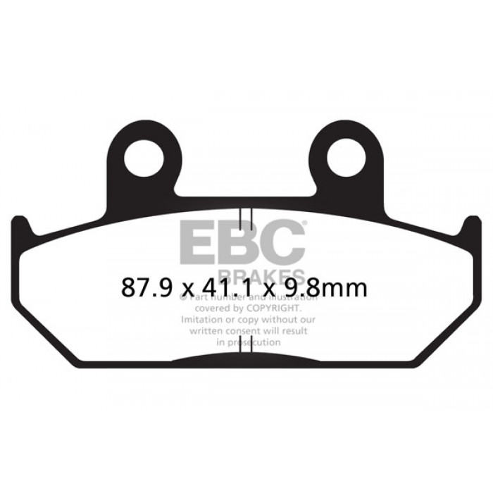 Тормозные колодки EBC FA124/2