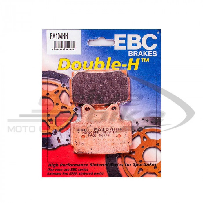 Тормозные колодки EBC FA104HH DOUBLE H Sintered
