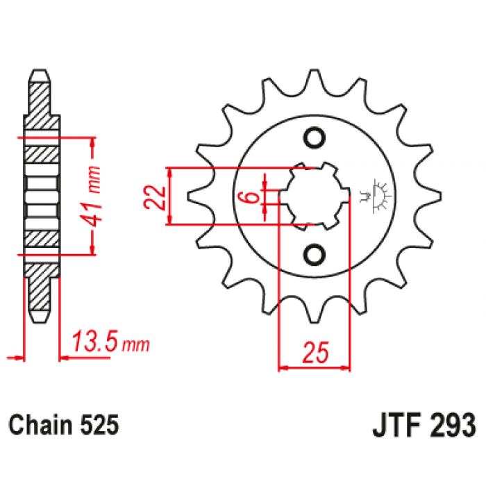 Звезда цепного привода JT JTF293.15