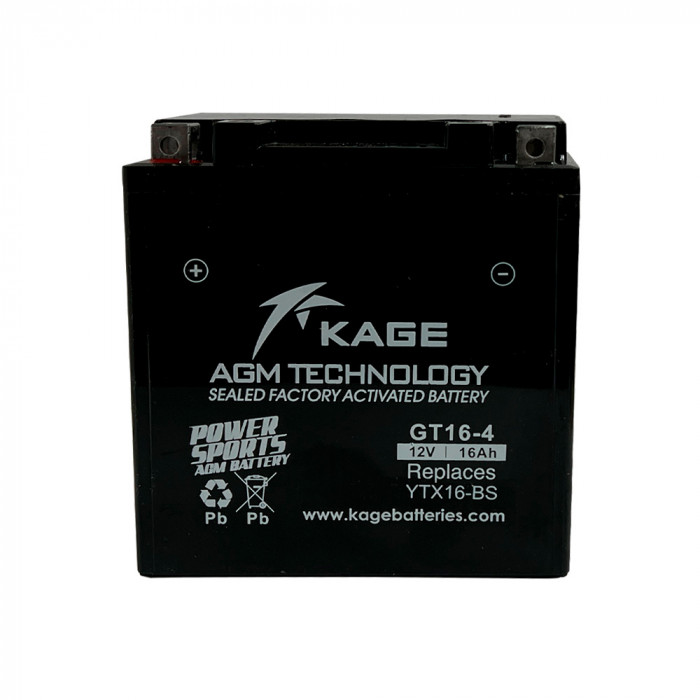 Аккумулятор KAGE YTX16-BS