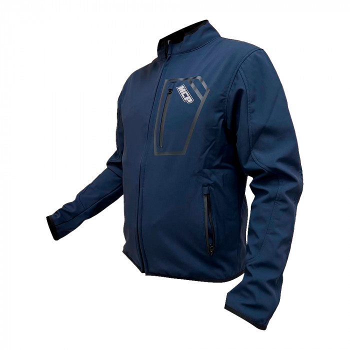Термокуртка мужская Plain MCP Softshell, темно-синий, размер M