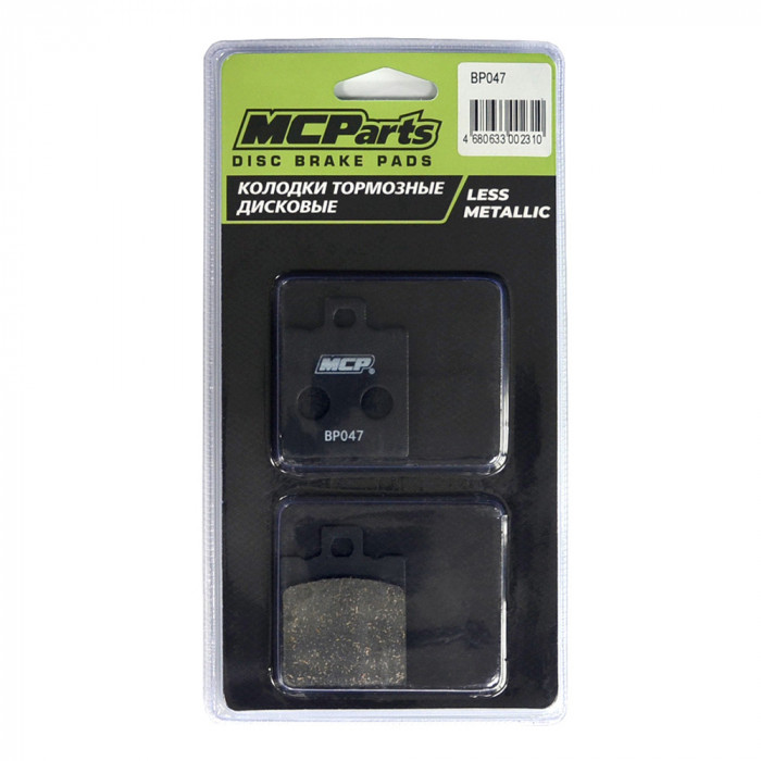 Тормозные колодки MCP аналог FA047 (LESS METALLIC)