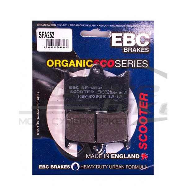 Тормозные колодки для скутера SFA252