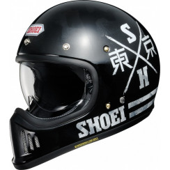 Мотошлем SHOEI EX-ZERO XANADU, черно-белый, размер S