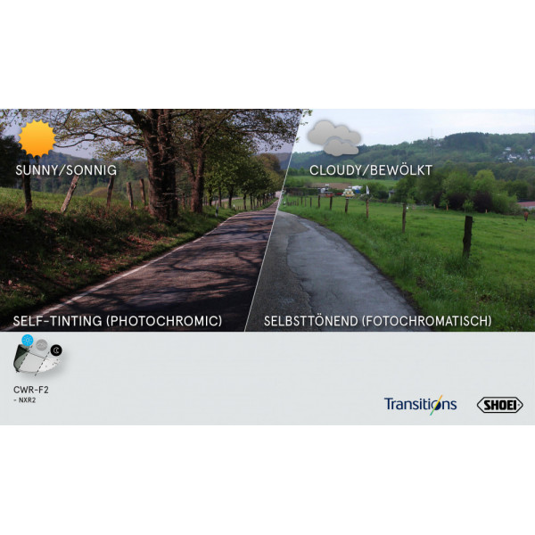 Стекло SHOEI CWR-F2 PHOTOCHROM