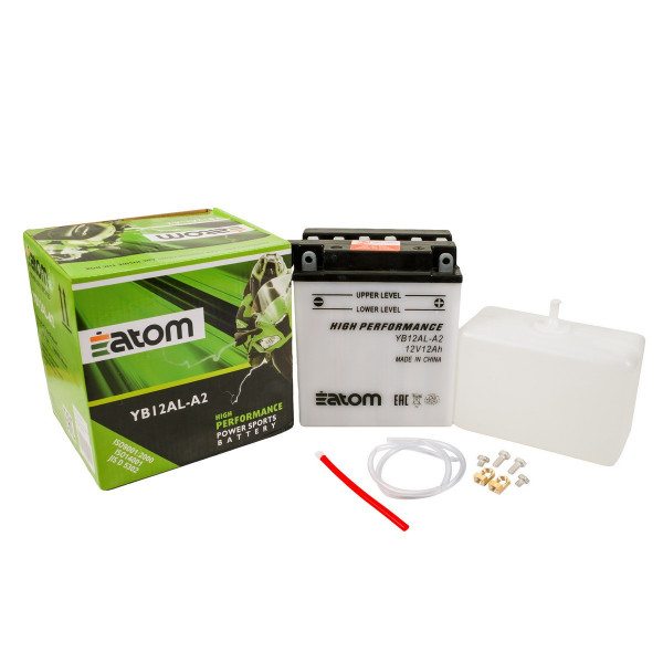 Мото аккумулятор YB12AL-A2 HIGH PERFORMANCE