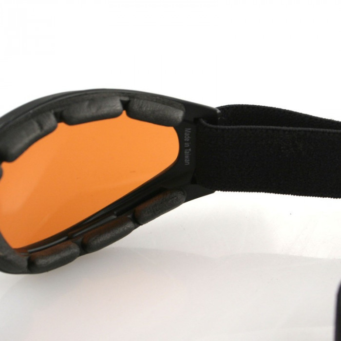 Очки Bobster Crossfire Folding Amber, цвет Оранжевый, затемненные