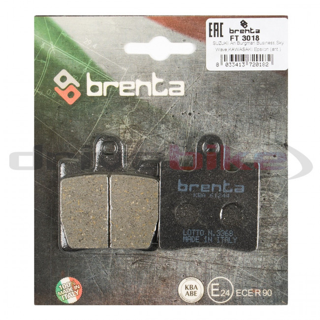 Тормозные колодки FT 3018 Organic