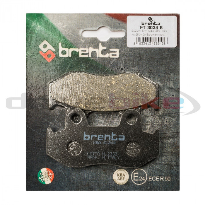 Тормозные колодки Brenta FT 3034B Organic