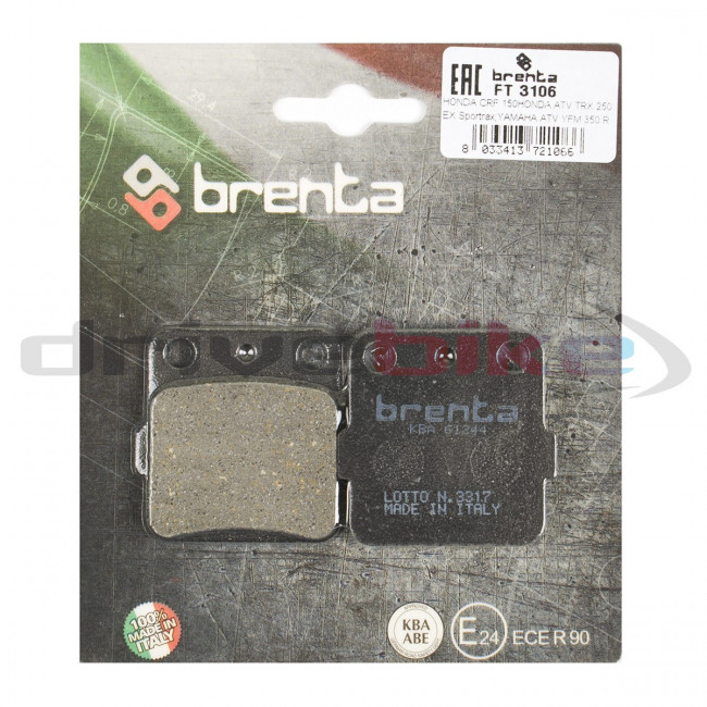 Тормозные колодки FT 3106 Organic