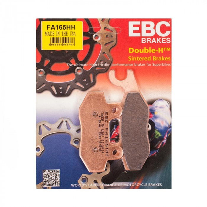 Тормозные колодки EBC FA165HH DOUBLE H Sintered