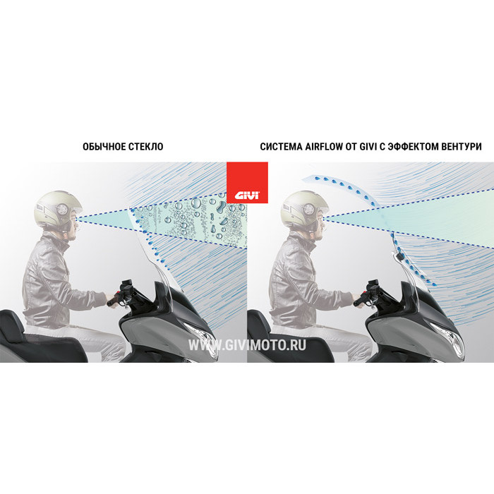 Стекло ветровое GIVI AF3112B Suzuki DL 650 V-STROM (17-23)