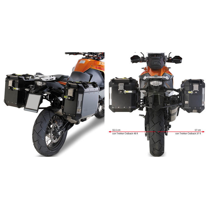 Крепеж боковых кофров GIVI PL7705CAM KTM 1050/1090/1190 Adventure/Adventur