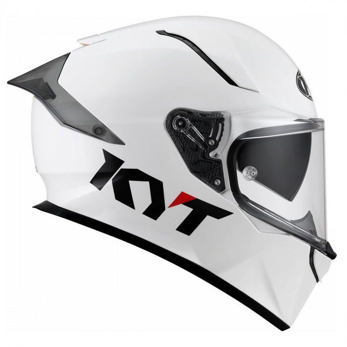 Мотошлем KYT R2R PLAIN, цвет Белый, Размер 2XL