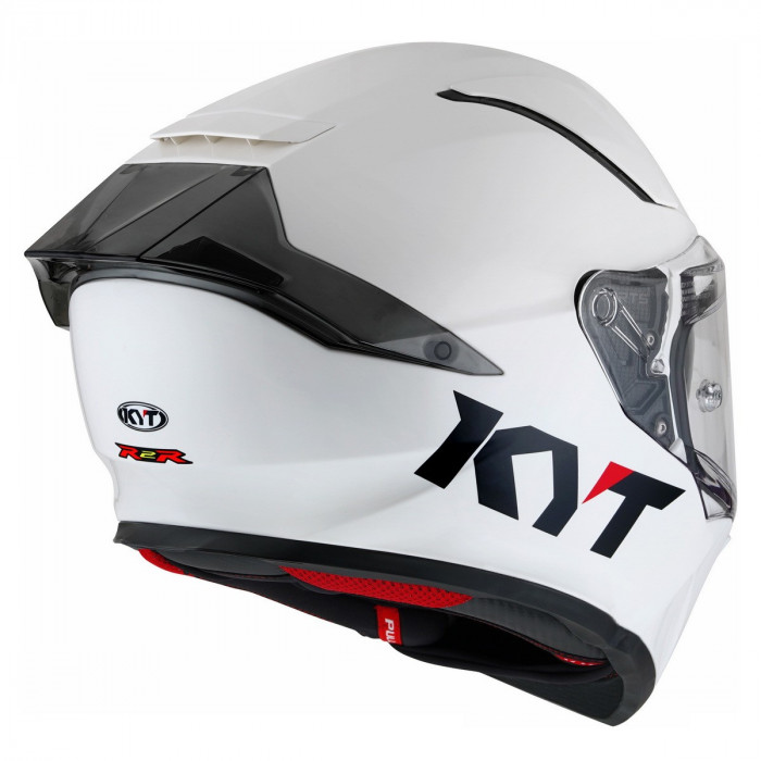 Мотошлем KYT R2R PLAIN, цвет Белый, Размер 2XL